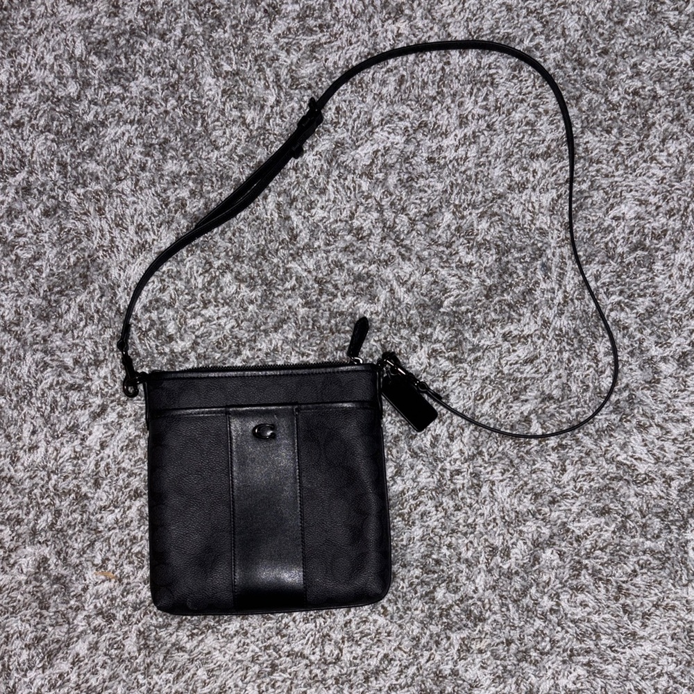 Coach Black Messenger Bag